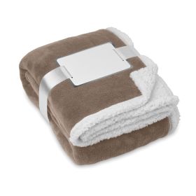 Zermatt fleecepledd Beige