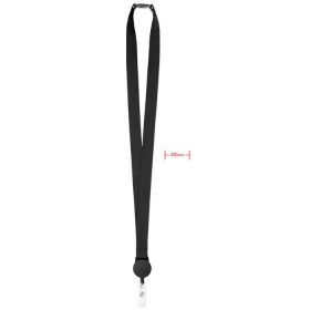 ZIP LANYARD Svart