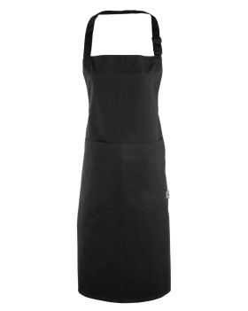 Fairtrade Bib Apron Svart