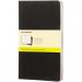 Moleskine Cahier Journal L – vanlig Solid svart