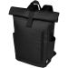 Byron 15,6" GRS RPET rulletopp ryggsekk, 18 l Solid svart