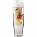 H2O Active® Tempo 700 ml sportsflaske og infuser med flipp lokk Transparent