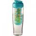 H2O Active® Tempo 700 ml sportsflaske og infuser med flipp lokk Transparent