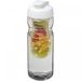 H2O Active® Base 650 ml sportsflaske og infuser med flipp lokk Transparent