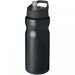 H2O Active® Base 650 ml sportsflaske med tut lokk Solid svart