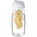 H2O Active® Pulse 600 ml sportsflaske og infuser med flipp lokk Transparent Transparent