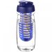 H2O Active® Pulse 600 ml sportsflaske og infuser med flipp lokk Transparent Transparent