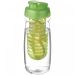 H2O Active® Pulse 600 ml sportsflaske og infuser med flipp lokk Transparent Transparent