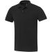 Emerald kortermet unisex Aware™ resirkulert polo Solid svart