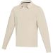 Clyde unisex organic rugby polo sweatshirt Oatmeal