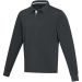 Clyde unisex organic rugby polo sweatshirt Solid svart