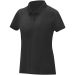 Deimos kortermet cool fit polo dame Solid svart