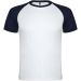 Indianapolis teknisk t-skjorte for barn white-navyblue