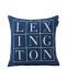 Logo Cotton Twill Pillow Cover Marine