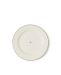 Earthenware Dessert Plate Offwhite/Green (LX)