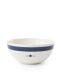 Earthenware Bowl Offwhite/Navy