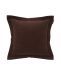 Hotel Velvet Sham with Embroidery Chestnut