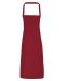 Cotton Bib Apron Burgundy