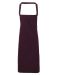 Cotton Bib Apron Aubergine