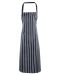 Stripe Apron Marine/Hvit