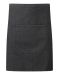 Colours Collection Mid Length Pocket Apron Black Denim