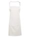 Bib Apron with Pocket Hvit