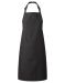 Bib Apron with Pocket Black Denim