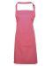 Bib Apron with Pocket Fuchsia