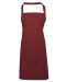 Bib Apron with Pocket Burgundy