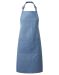 Bib Apron with Pocket Blue Denim