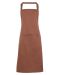 Bib Apron with Pocket Chestnut