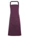 Bib Apron with Pocket Aubergine