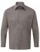 Men's Poplin L/S Dark Grey