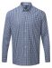 Maxton Check Shirt L/S (H) Marine/Hvit