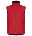 Classic Softshell Vest Red