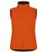 Classic Softshell Vest Women Blood Orange