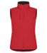 Classic Softshell Vest Women Red