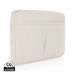 Laluka AWARE™ laptop sleeve i resirkulert bomull, 15,6" off white