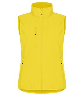 Classic Softshell Vest Women Yellow