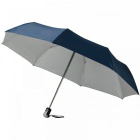 Alex 21.5" sammenleggbar automatisk åpne/lukke paraply Blå