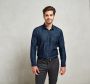 Men's Jeans Stitch Denim Shirt